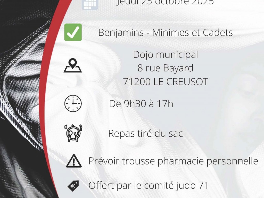 Image de l'actu 'Journée Benjamins Minimes Cadets 23 Octobre 2025'