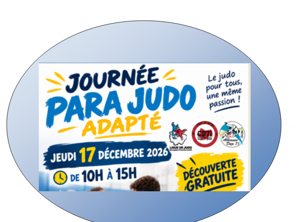 Image de l'actu 'Journée Para Judo Adapté le 17 décembre 2026'