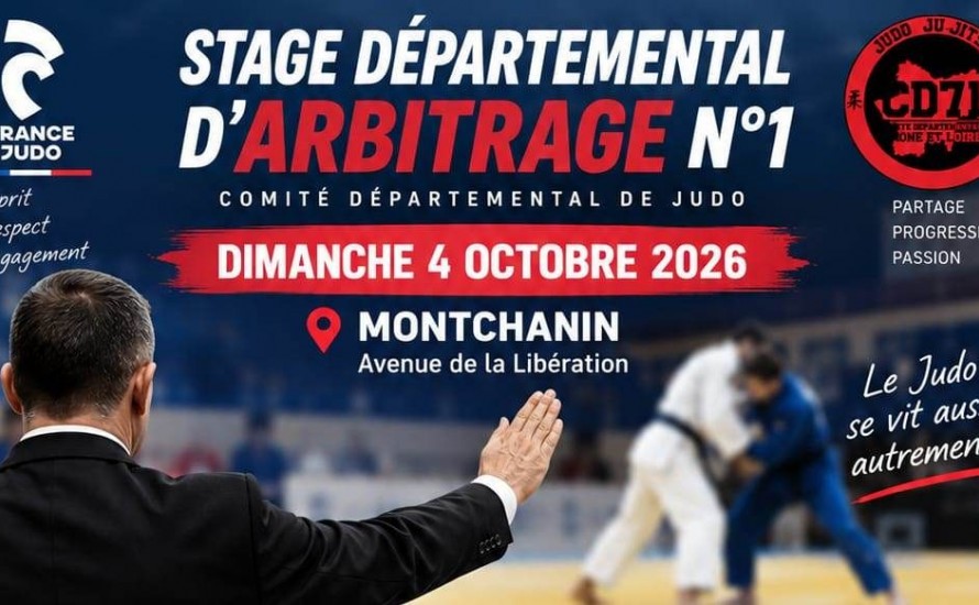 Stage d'Arbitrage Départemental n° 1 - Tests Matchs