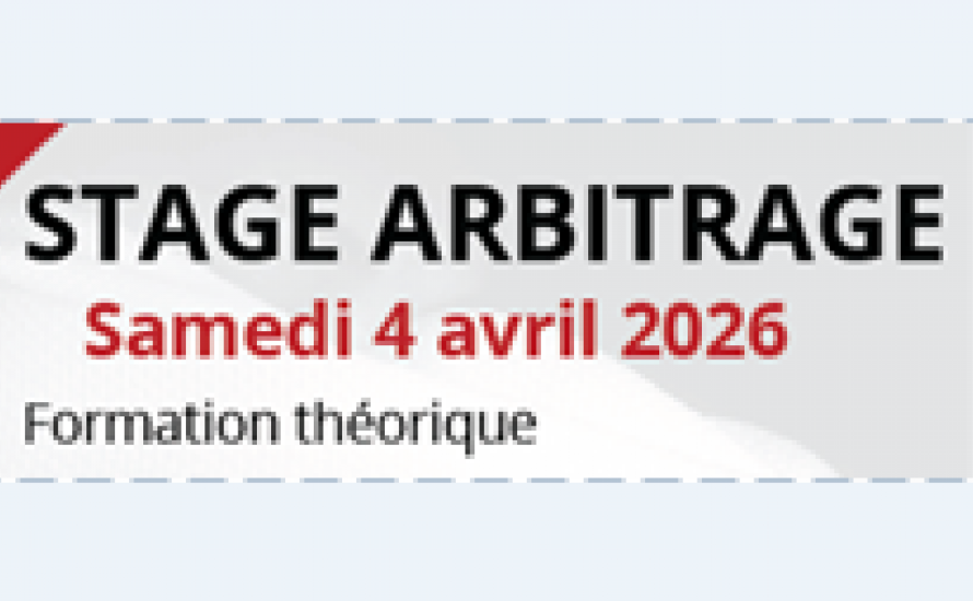 Stage d'Arbitrage n° 3 - 4 avril 2026