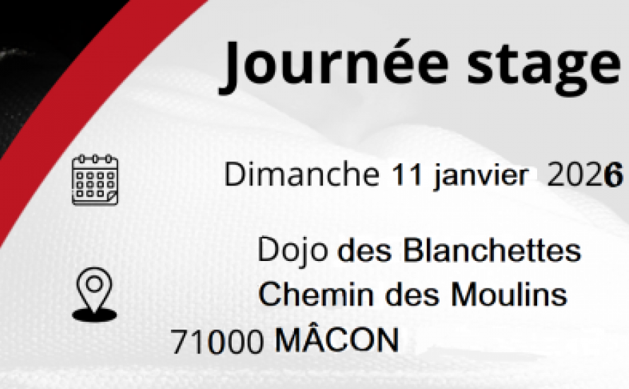 Stage technique le 11 janvier 2026 à Mâcon